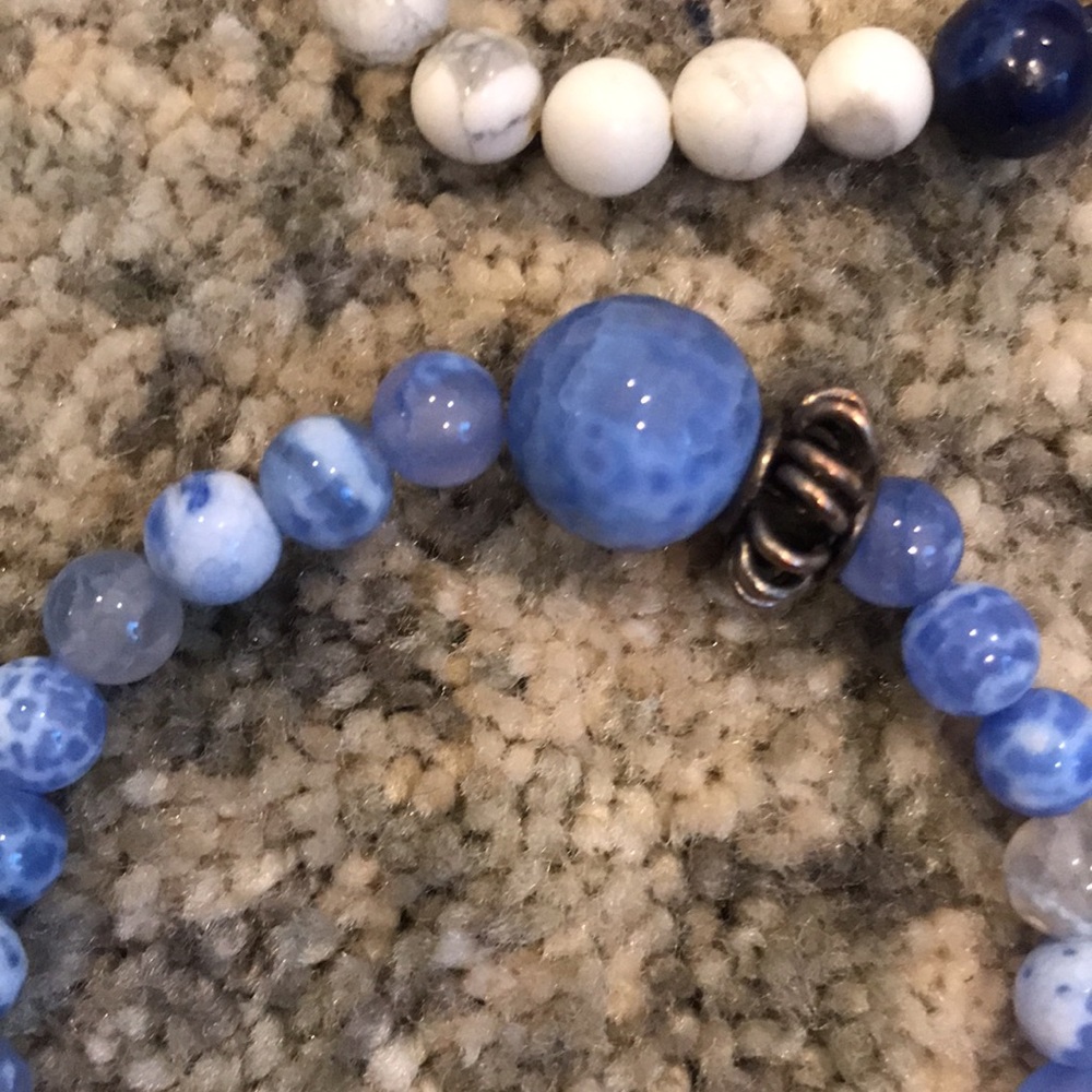 Set of four meditation bracelets - Picture 3 of 6